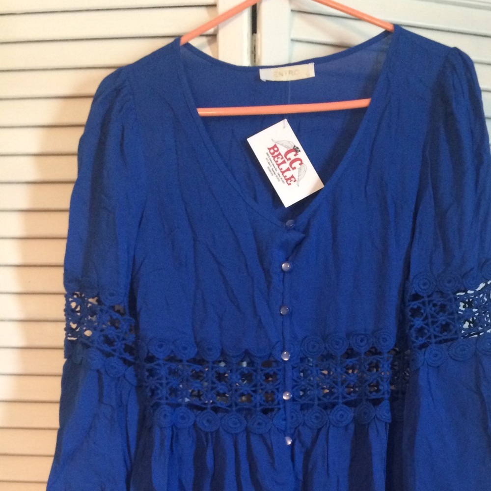 NWT Royal Blue Top